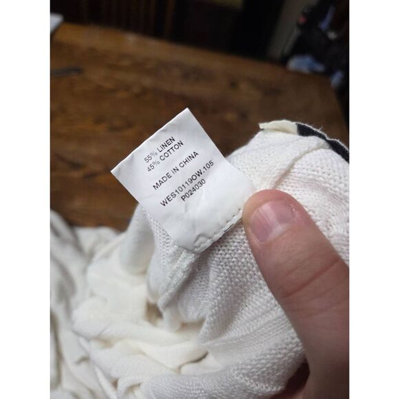 Diish EMERY OFF WHITE oversized tee& WIDE LEG PANTS set sz S/M - Picture 6 of 9